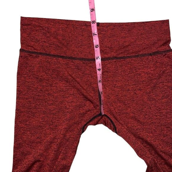 ZYIA Heather Red Black Soft & Plush 7/8 Leggings Mid-Rise sz M Medium Athleisure - Picture 6 of 6